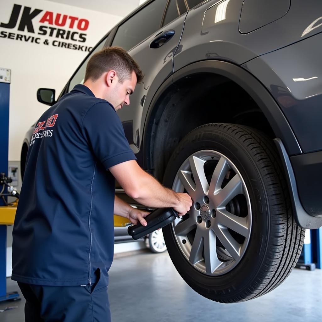 JK Auto Service Tire Rotation