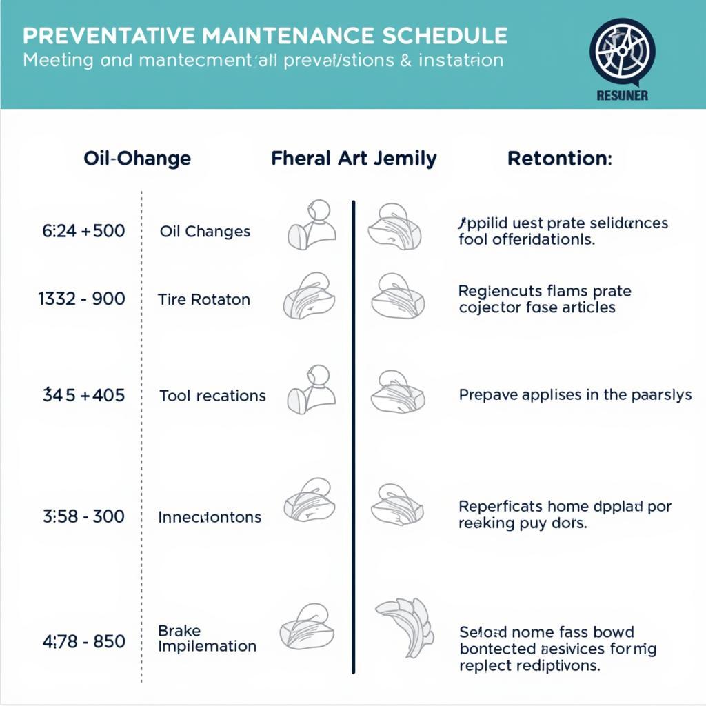 J&L Auto Service Preventative Maintenance Schedule