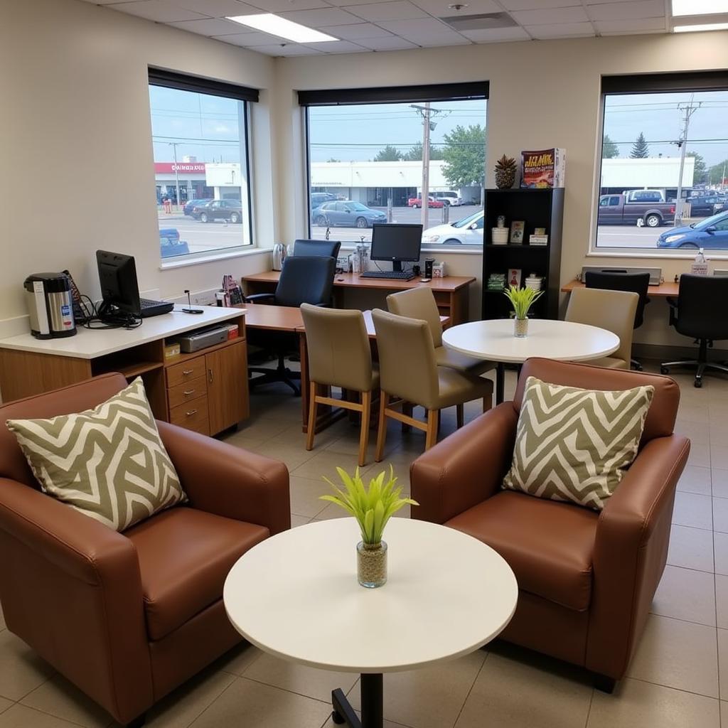 Comfortable Customer Lounge at K&D Auto Service