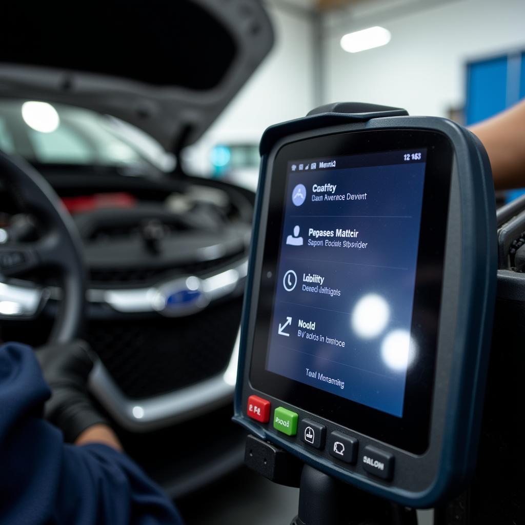 Modern Diagnostic Equipment in a Kennesaw Auto Repair Shop