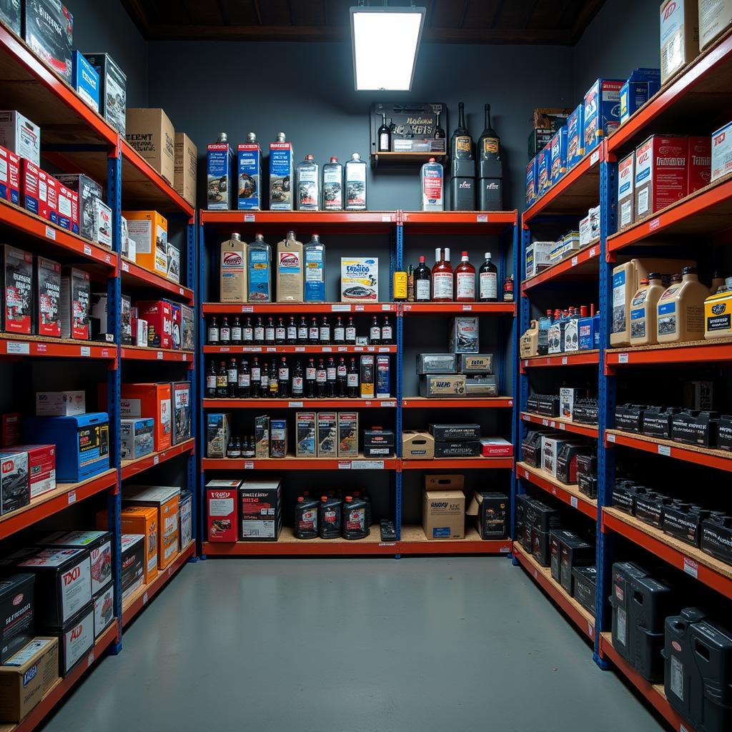 Kensington Auto Parts Store Shelves Stocked with High-Quality Parts