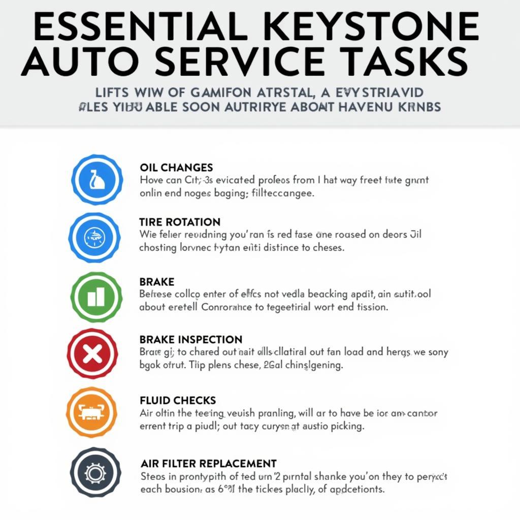 Keystone Auto Service Checklist