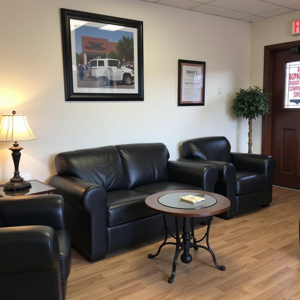 King's Auto Service Customer Waiting Area