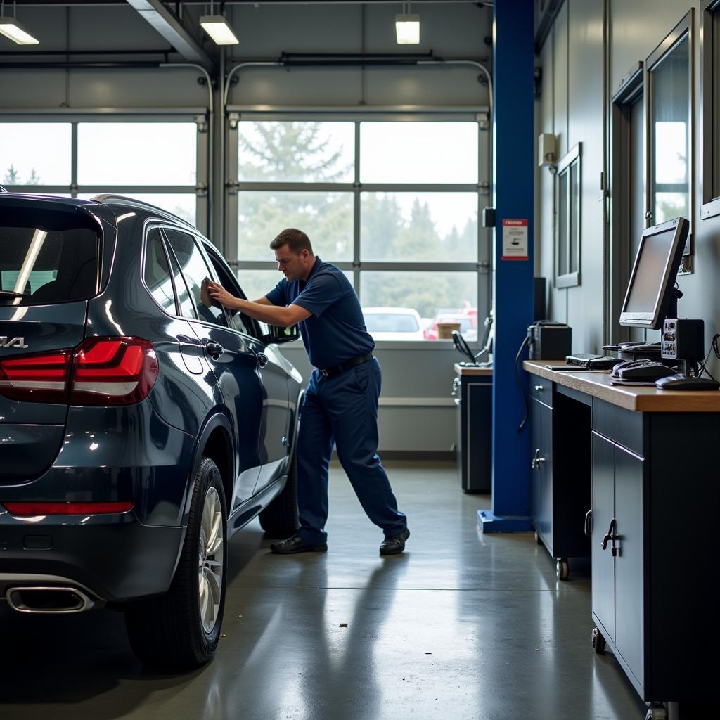 Kirkland Auto Service Center Repair Bay