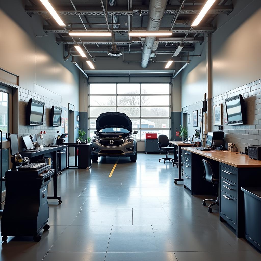 Lakeville Auto Service Shop Interior