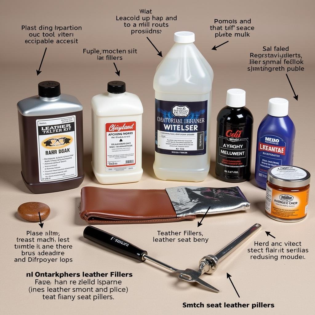 Leather Seat Repair Tools and Materials