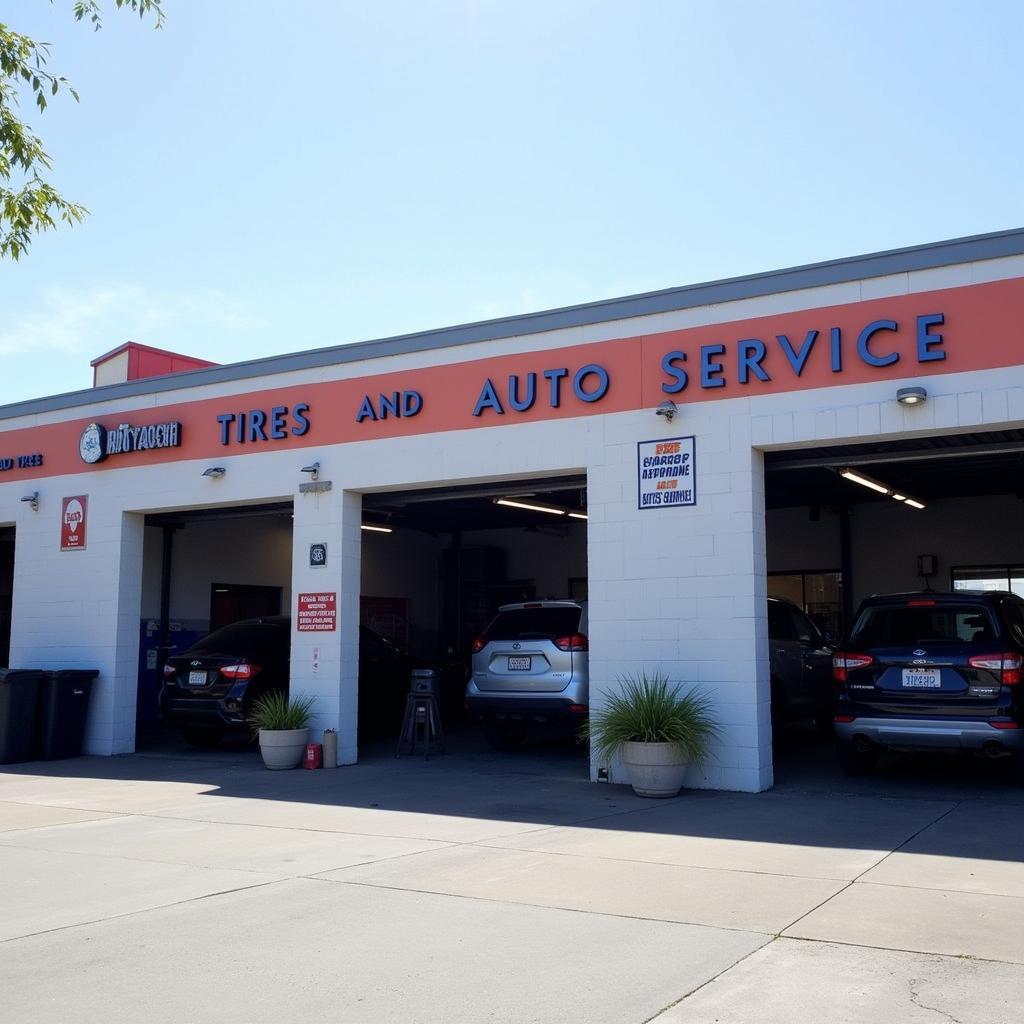 Linares Tires and Auto Service Shop Front