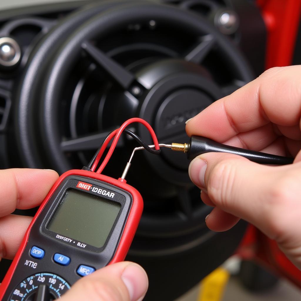 Checking the Wiring of a Logan Car Speaker