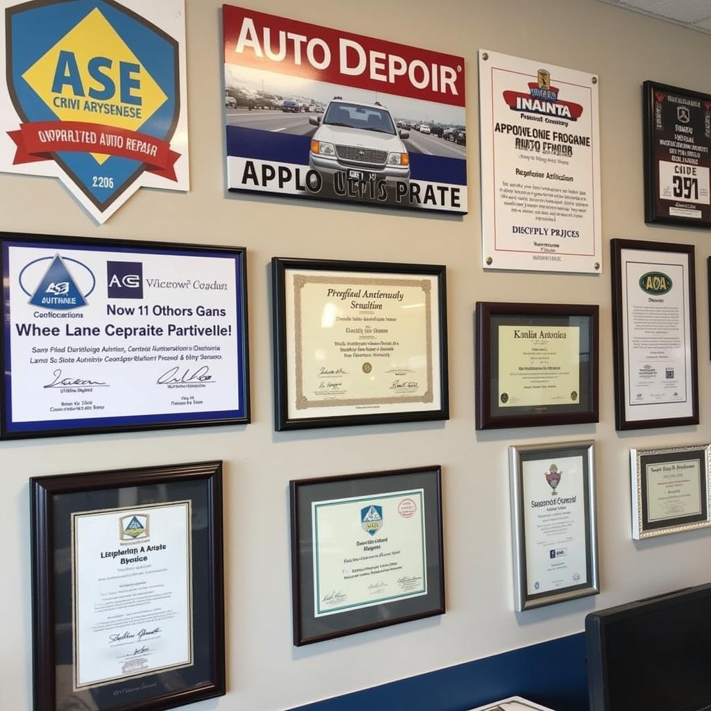 Los Gatos Auto Repair Shop Certifications and Awards