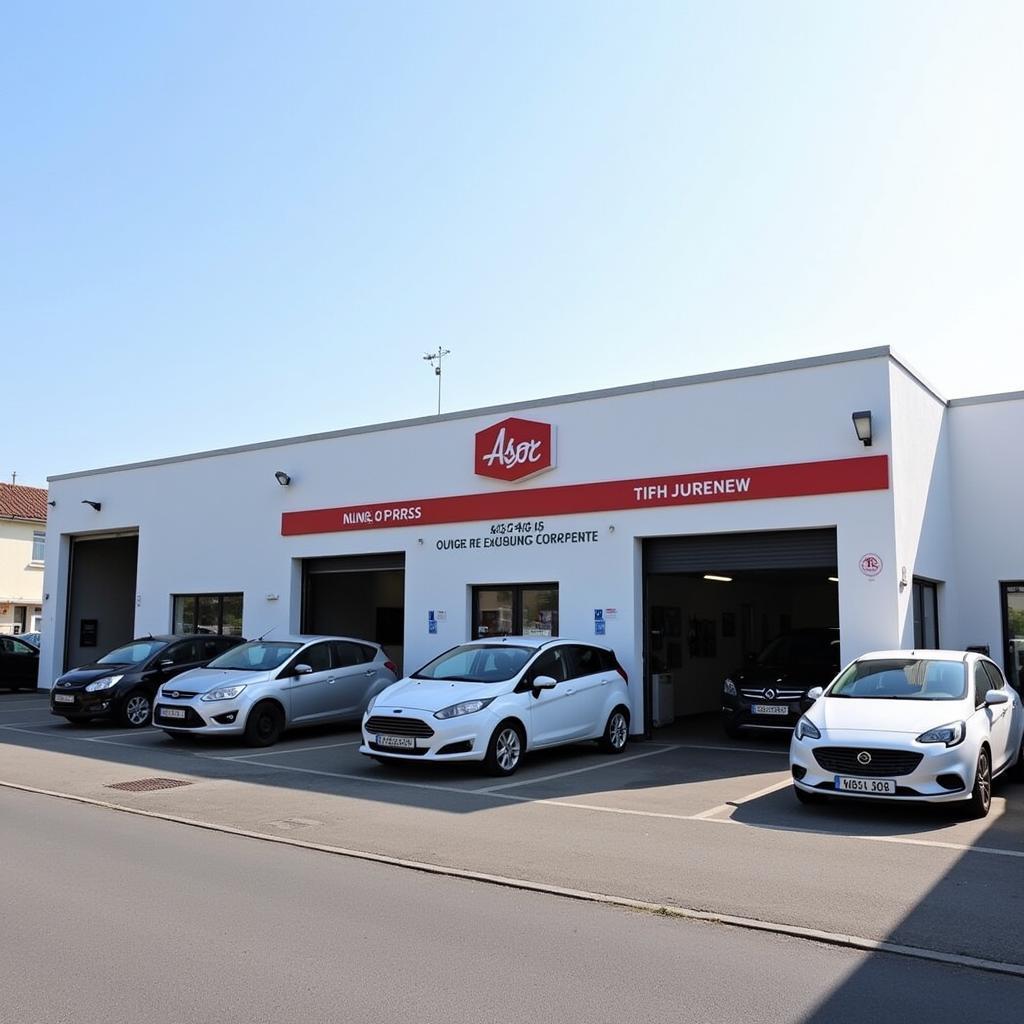 Modern Auto Service SARL Building in Luxembourg City