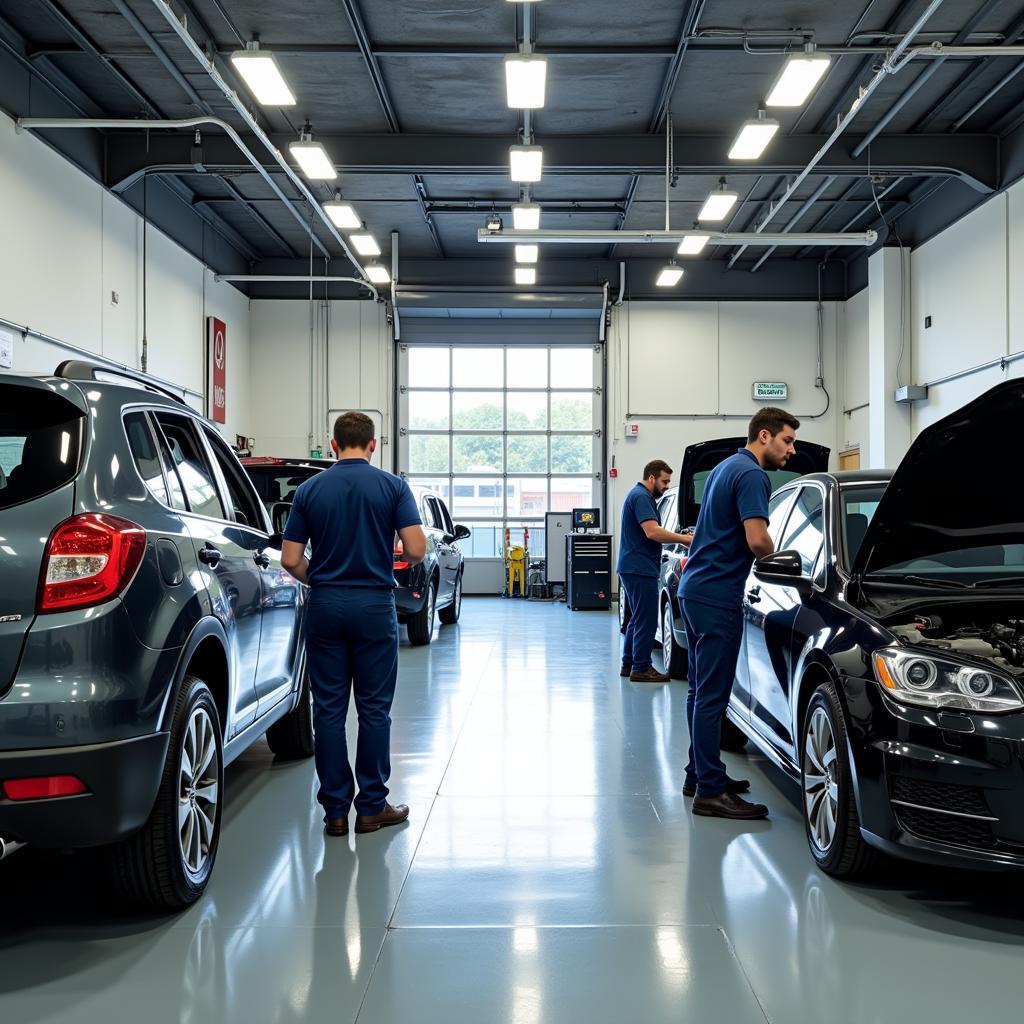 Inside a Mattapan MA Auto Repair Shop