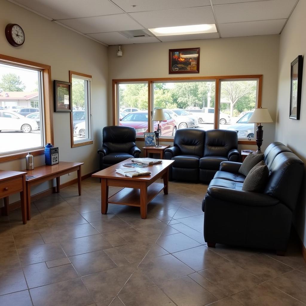 Comfortable Customer Waiting Area at Max's Auto Service