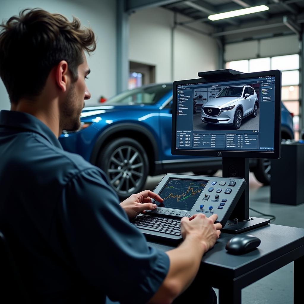 Mazda Diagnostic Equipment Computerized Analysis
