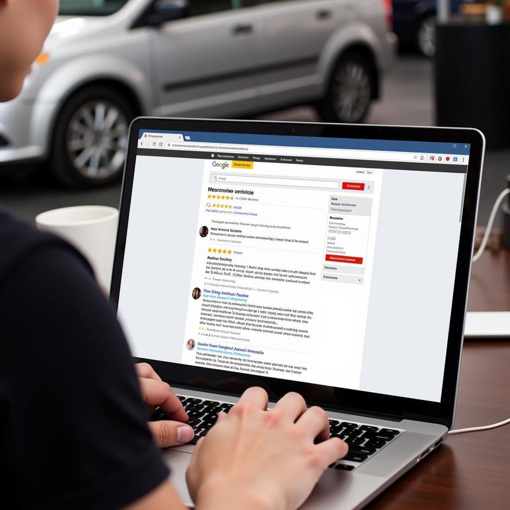 Checking Online Reviews for Meadowbridge Auto Service