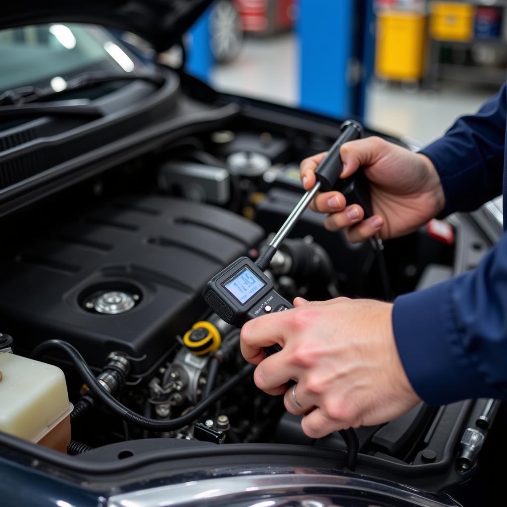 Mechanic Checking Car Engine at Albion Auto Service Hamilton ON