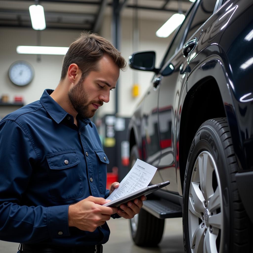 Experienced Mechanic Checking a Car in Wilkesboro, NC