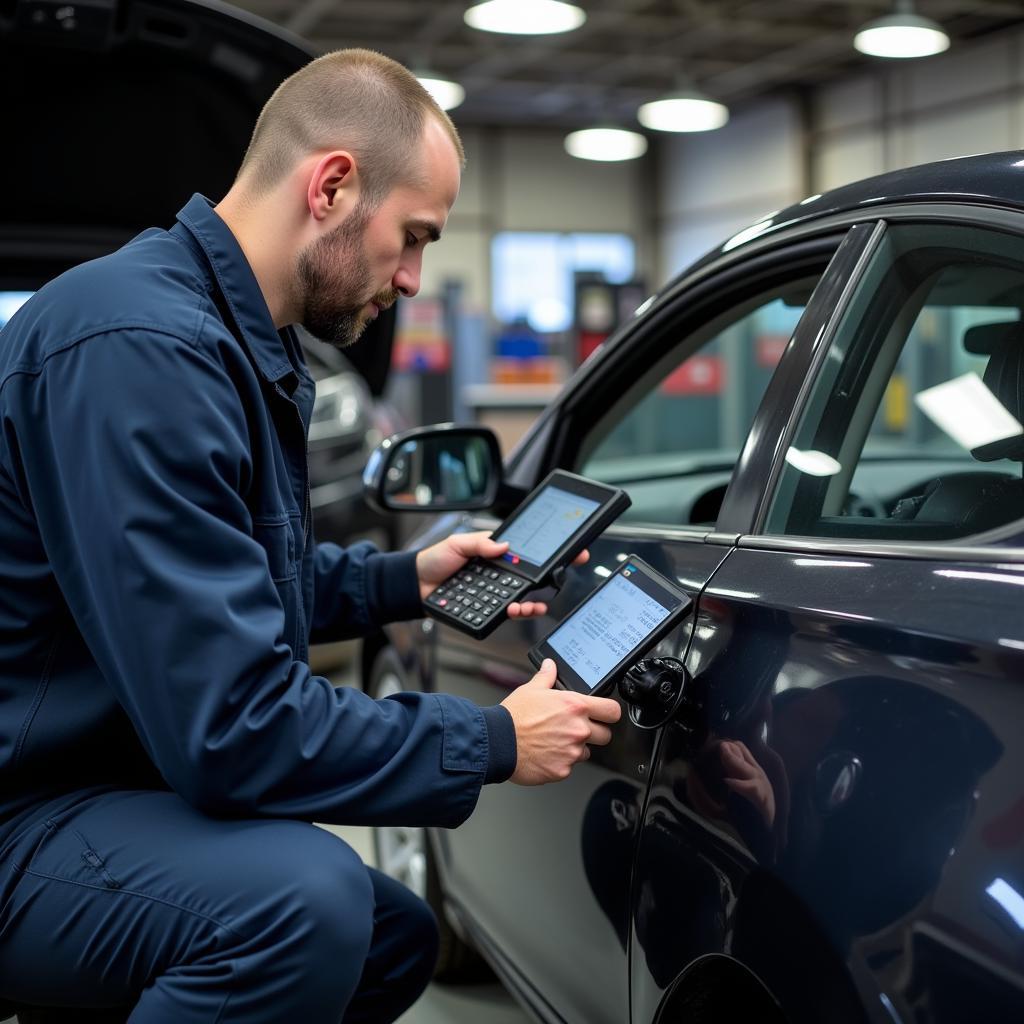 Experienced Mechanic Working on a Car in Carlisle