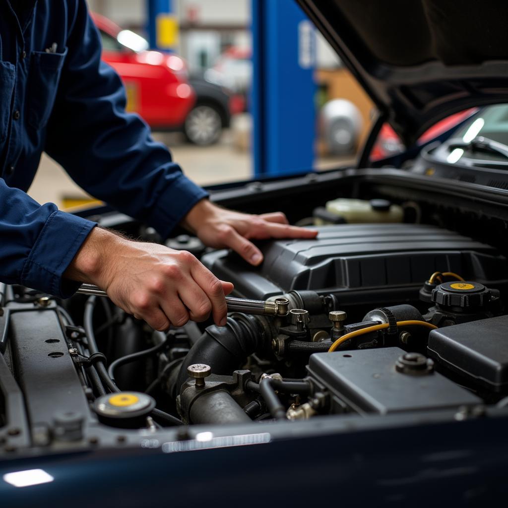 Experienced Mechanic Performing Engine Repair in Sioux Falls