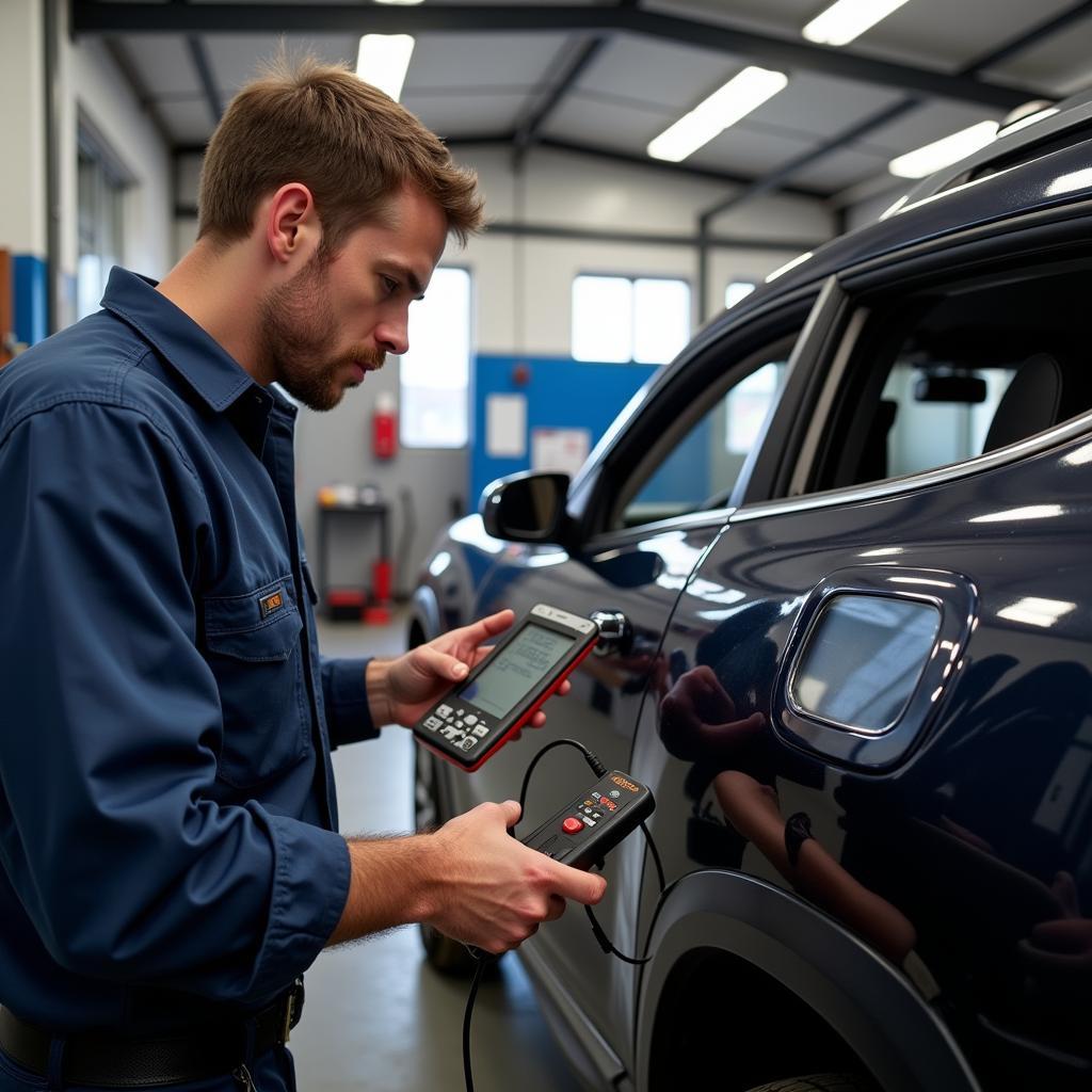 Experienced Mechanic Working on a Car in Jackson, MI