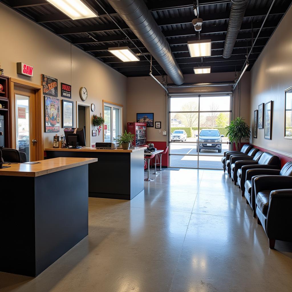 Interior of a Medford Auto Repair Shop