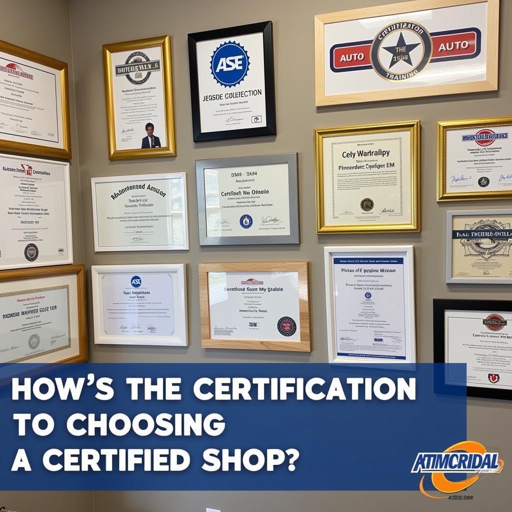 Auto Service Shop Certifications in Mesa, AZ