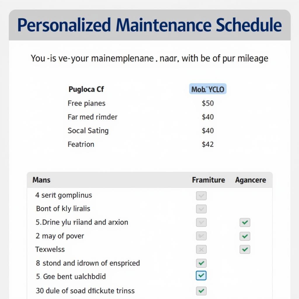 Personalized Maintenance Plans for Metro America Auto Service