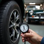 Checking MG Tire Pressure