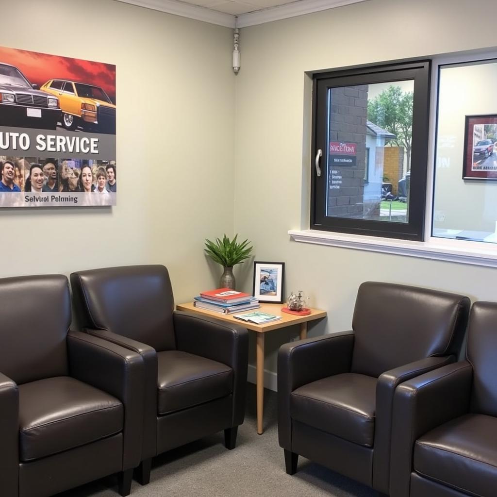 Comfortable Waiting Area at Mike's Auto Service