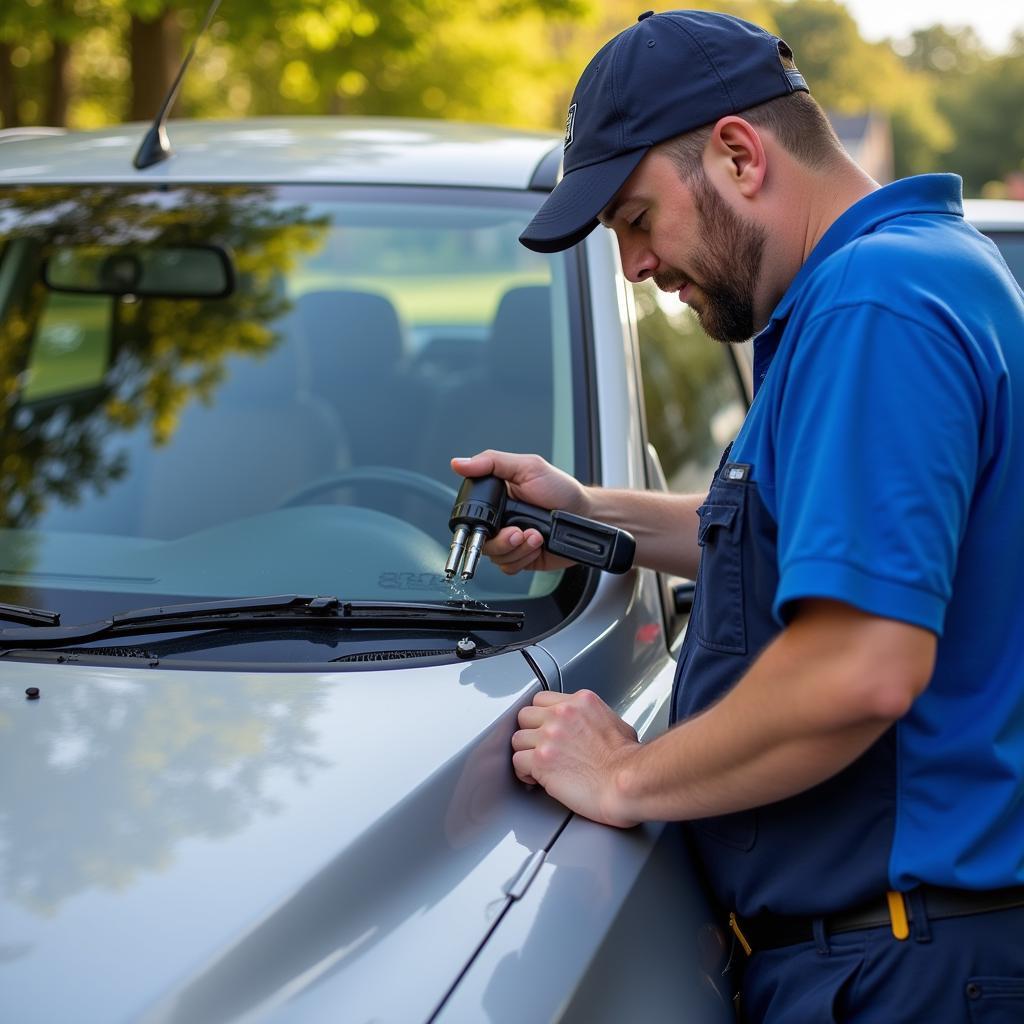 Mobile Auto Glass Repair in Middlesex County by a Certified Technician