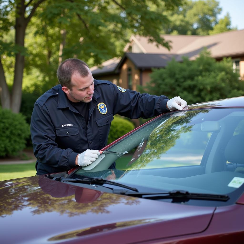 Mobile Auto Glass Repair Technician in Milwaukee