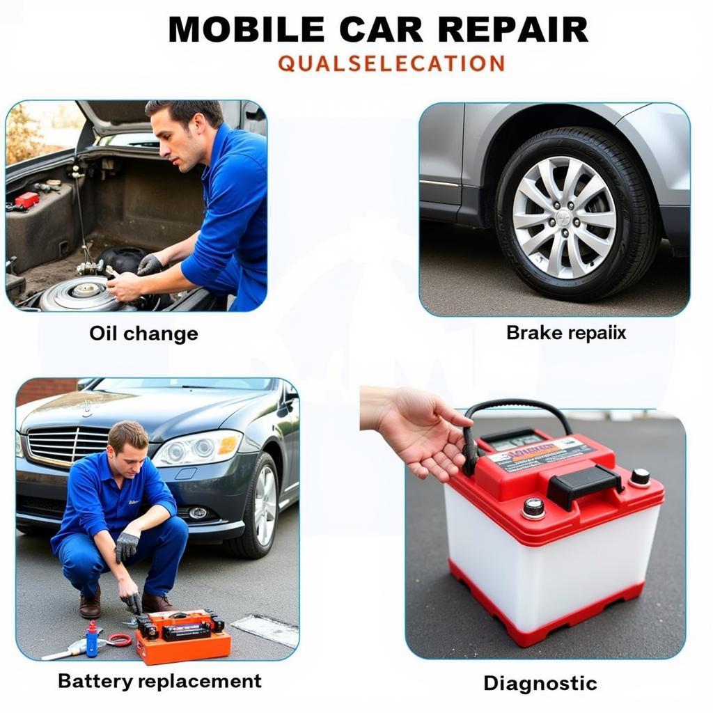 Mobile Car Repair Business Services Offered