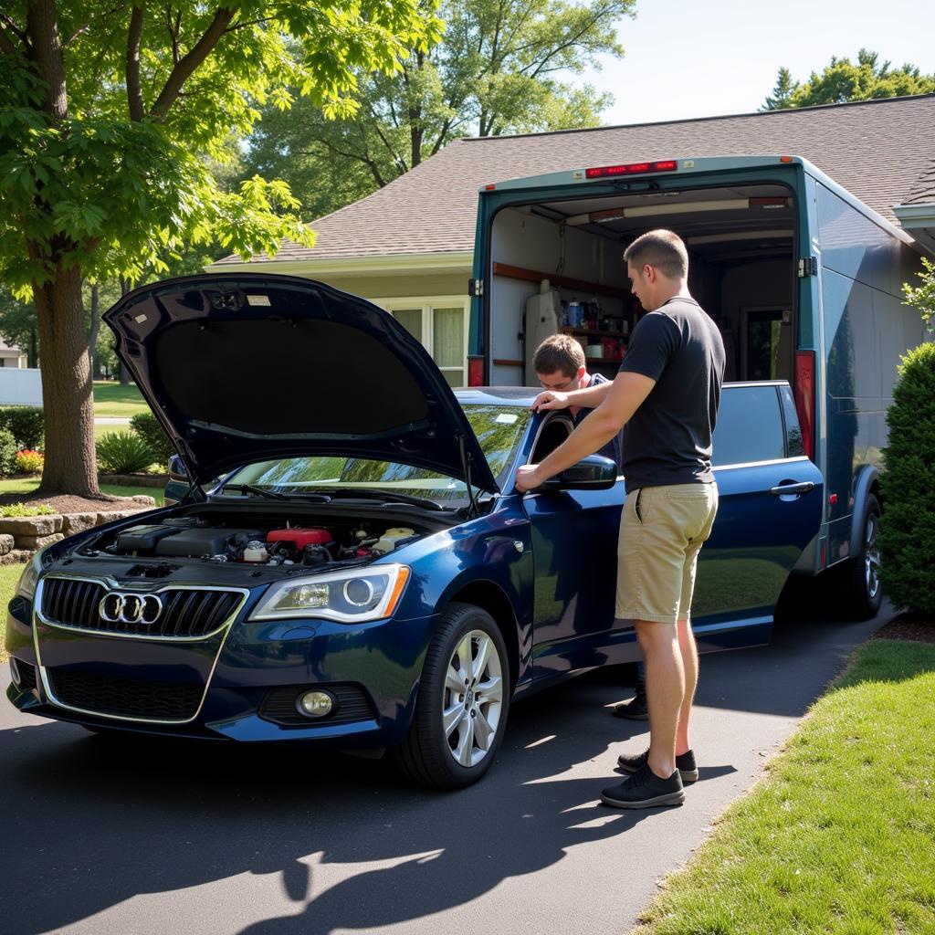 Mobile Mechanic Providing On-Demand Auto Service