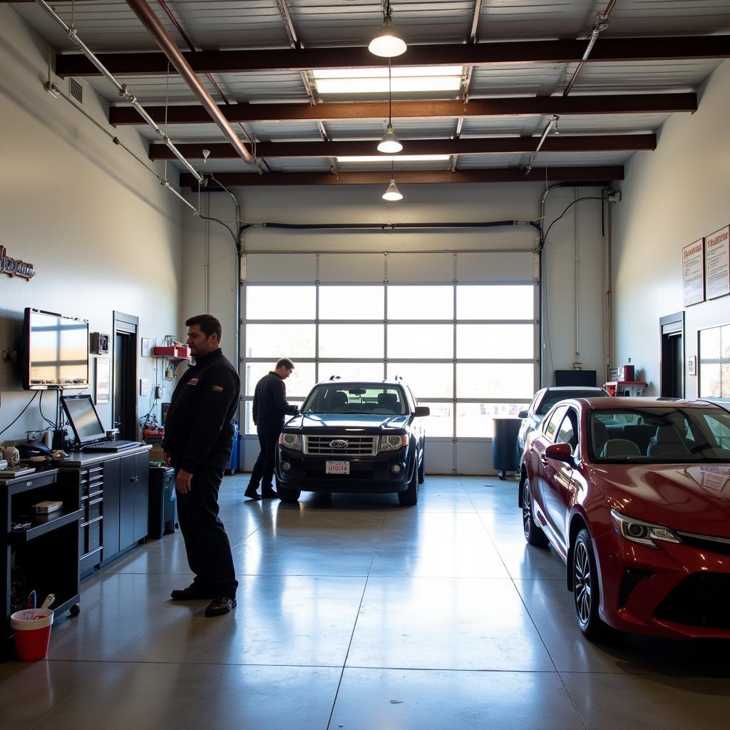 Modern Auto Repair Shop in Alamogordo, NM with Diagnostic Equipment