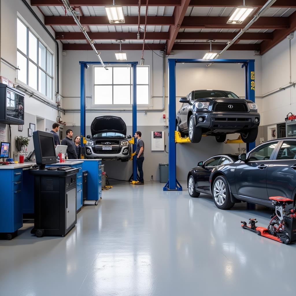 Modern Auto Repair Shop in Fresno