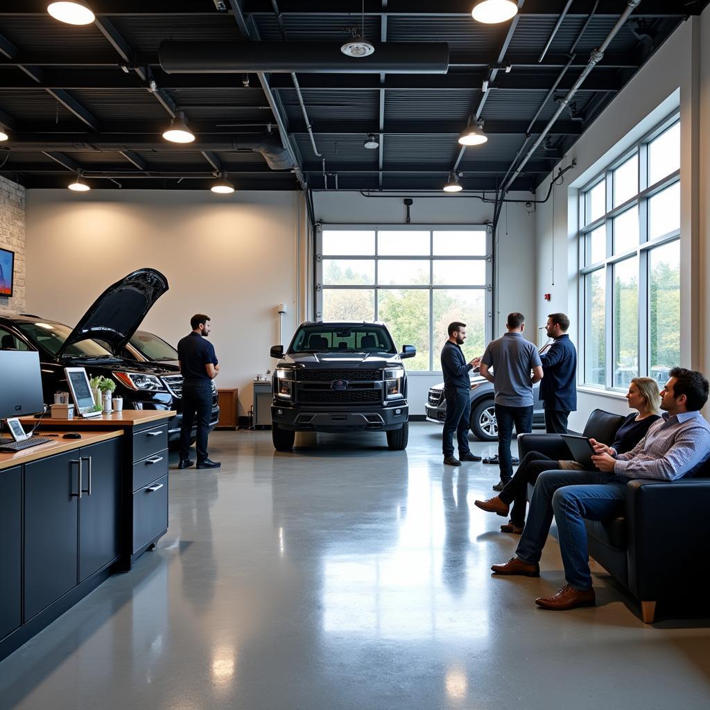 Modern Auto Repair Shop in Portland