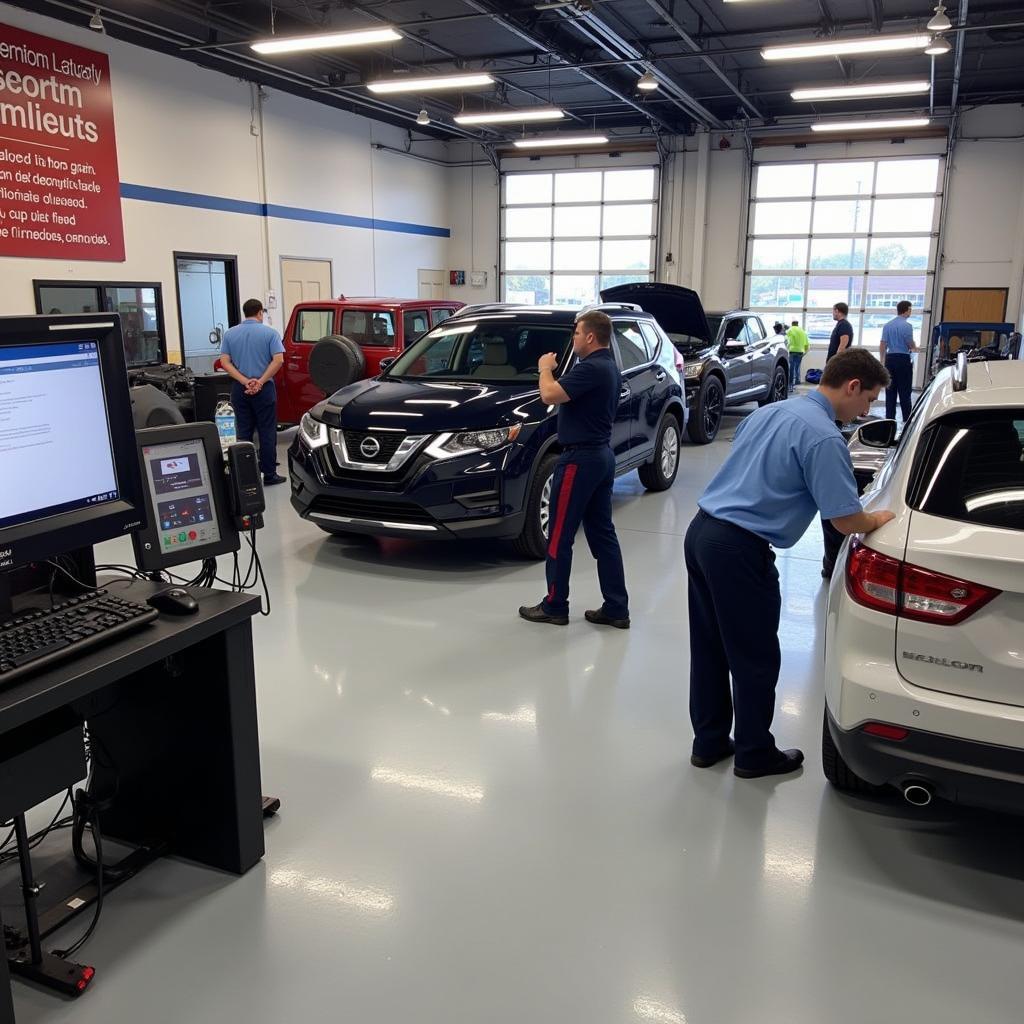 Modern auto repair shop in Stamford, CT