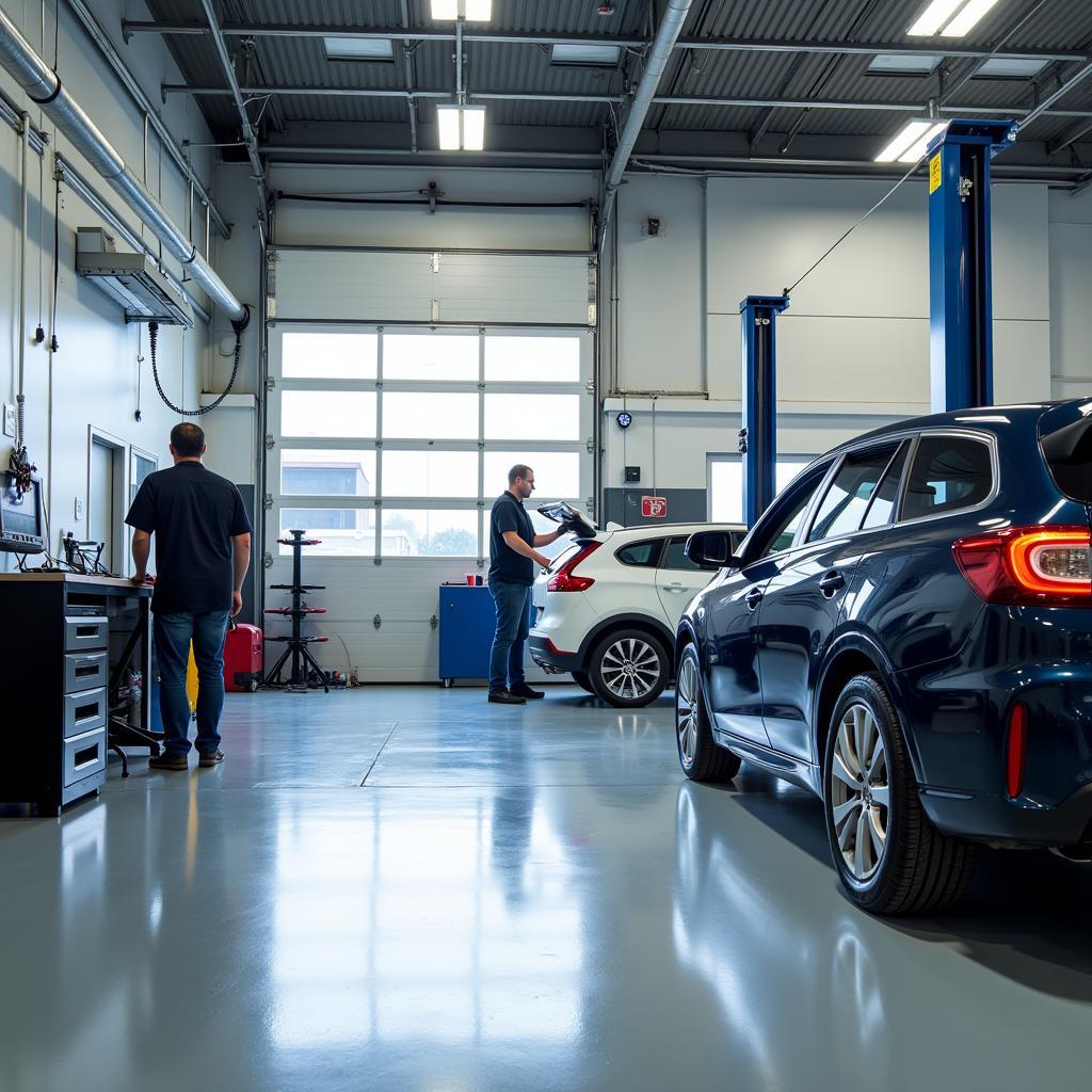 Modern Auto Service Facility with Advanced Equipment