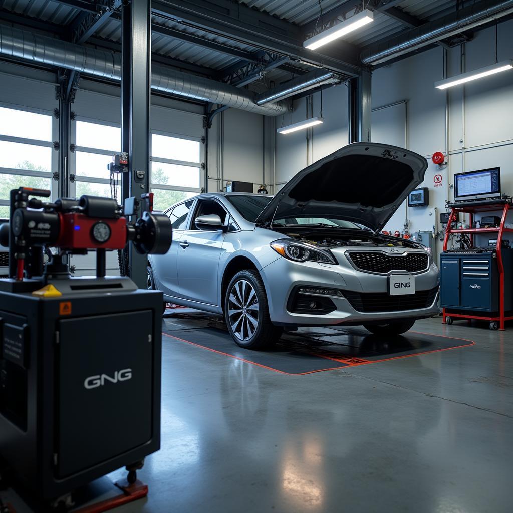 State-of-the-Art GNG Auto Service Facility with Advanced Diagnostic Tools