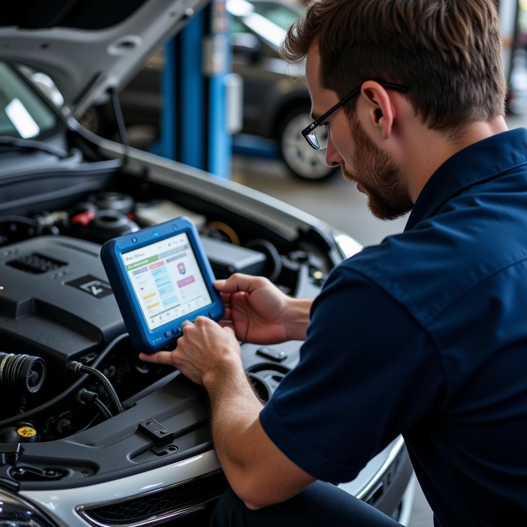 Modern Car Diagnostic Tools in Use