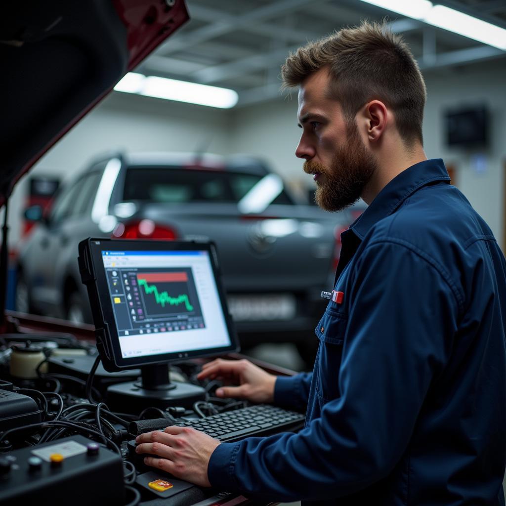 Modern Diagnostic Equipment in Auto Shop