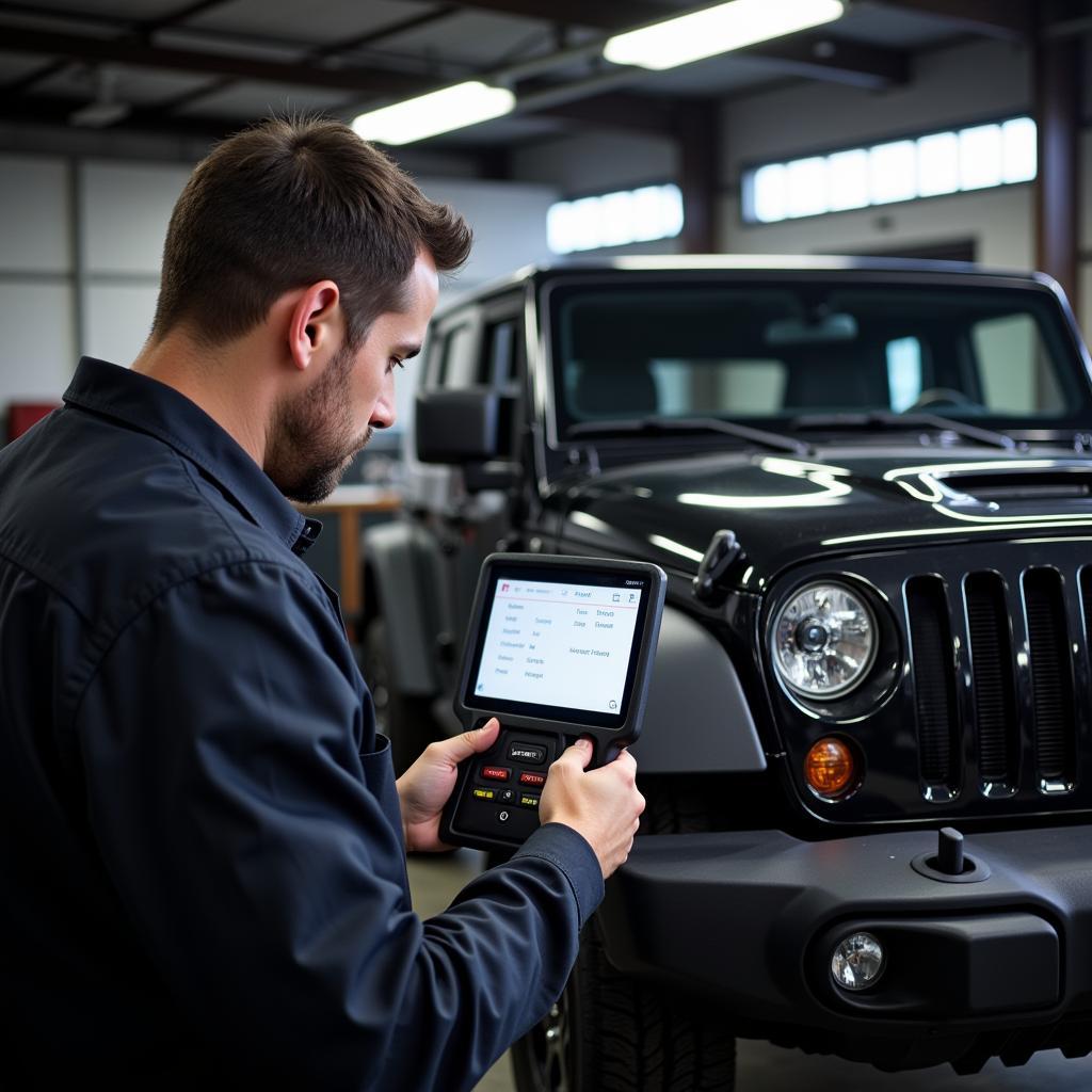 Advanced diagnostic tools used in servicing Chrysler, Jeep, Dodge, and Ram vehicles