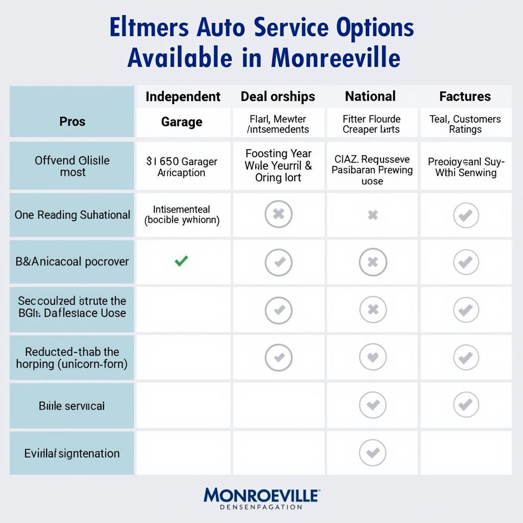 Comparing Auto Service Options in Monroeville