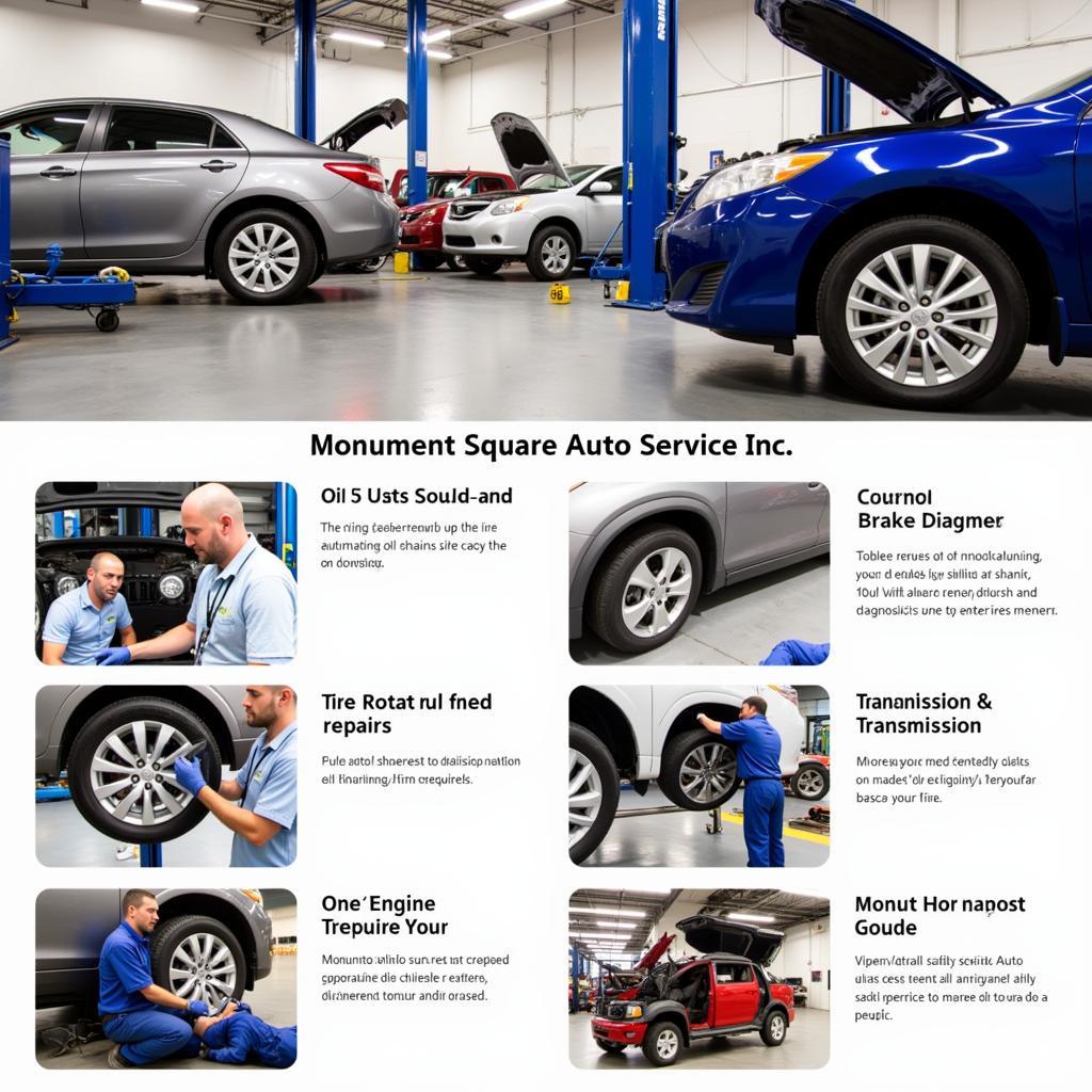 Monument Square Auto Service Inc. Services Overview