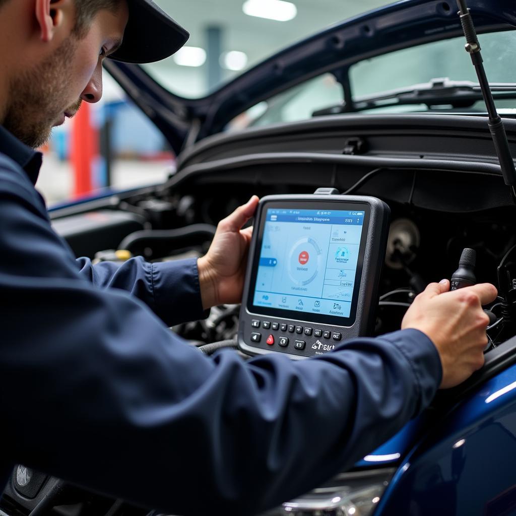 Moose's Auto Service Diagnostic Technology in Action