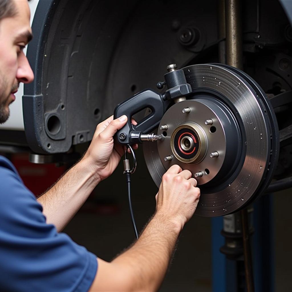 Brake Inspection at Mr. B's Tire & Auto Service