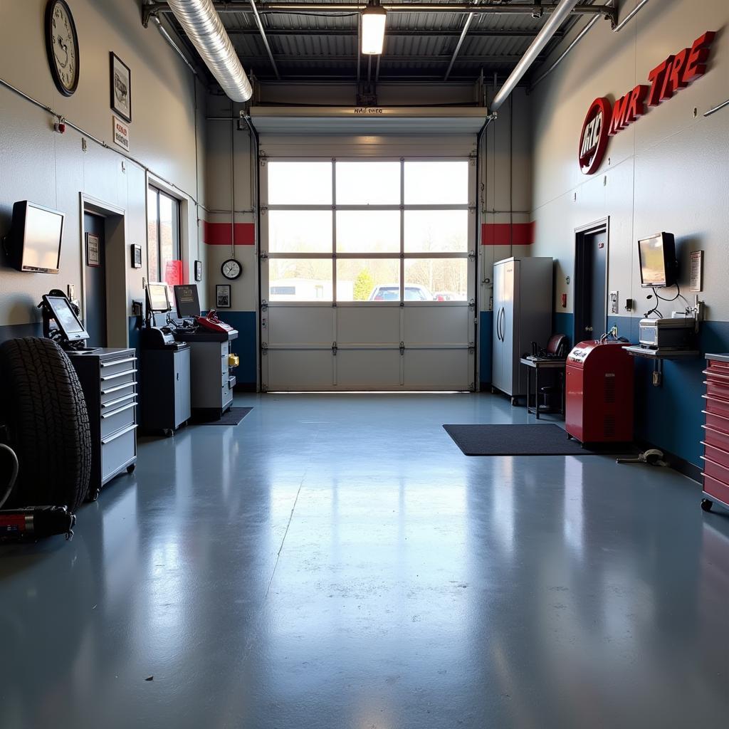 Mr Tire Gaithersburg Service Bay