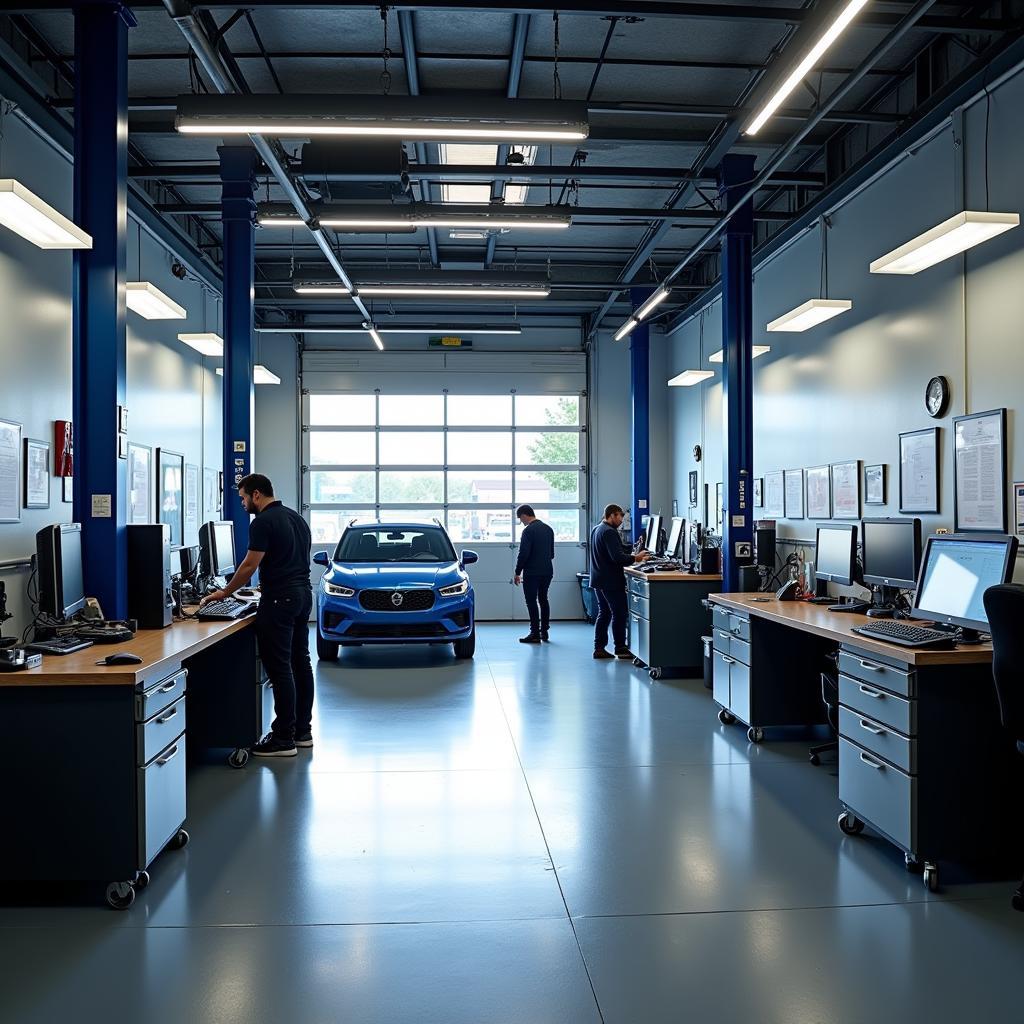 Modern and Well-Equipped Mt. Zion Auto Service Shop