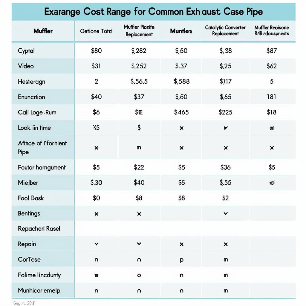 Average Muffler Repair Costs