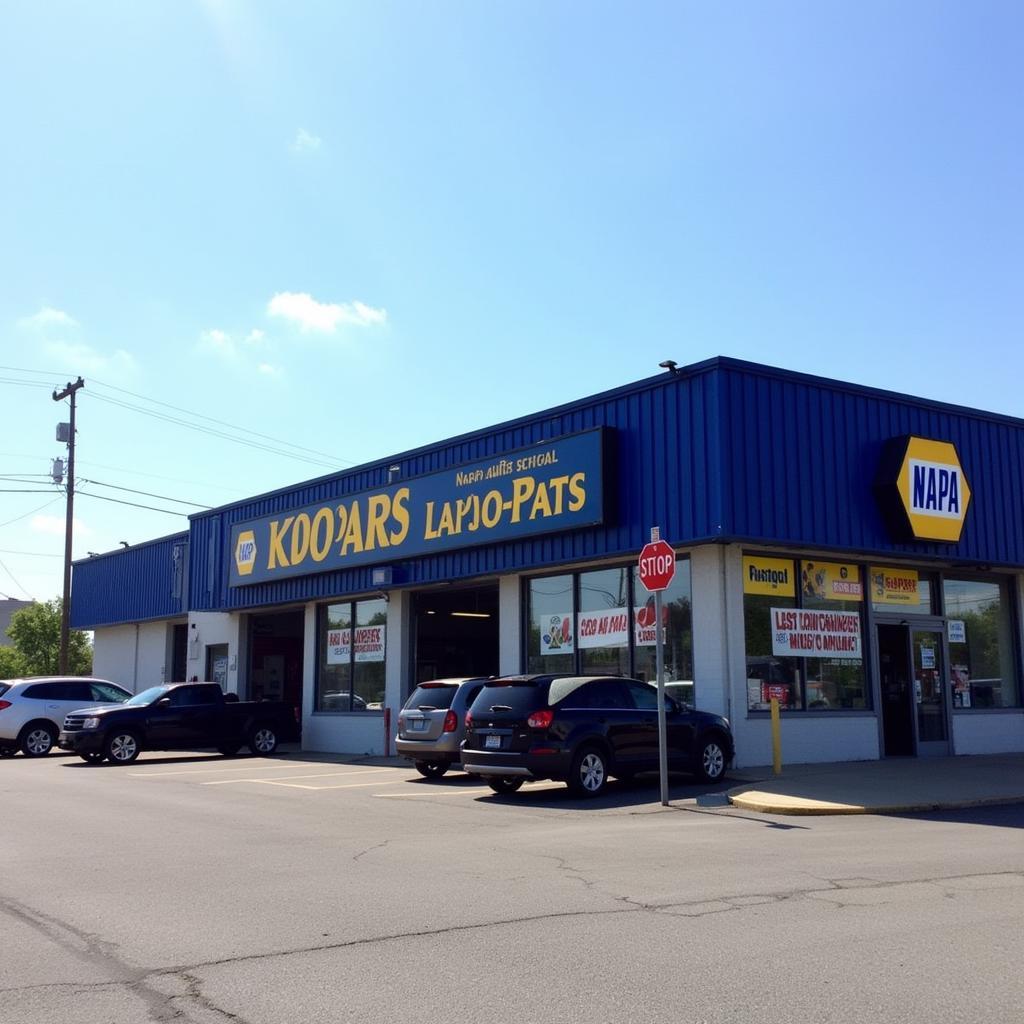 Napa Auto Parts Store Exterior