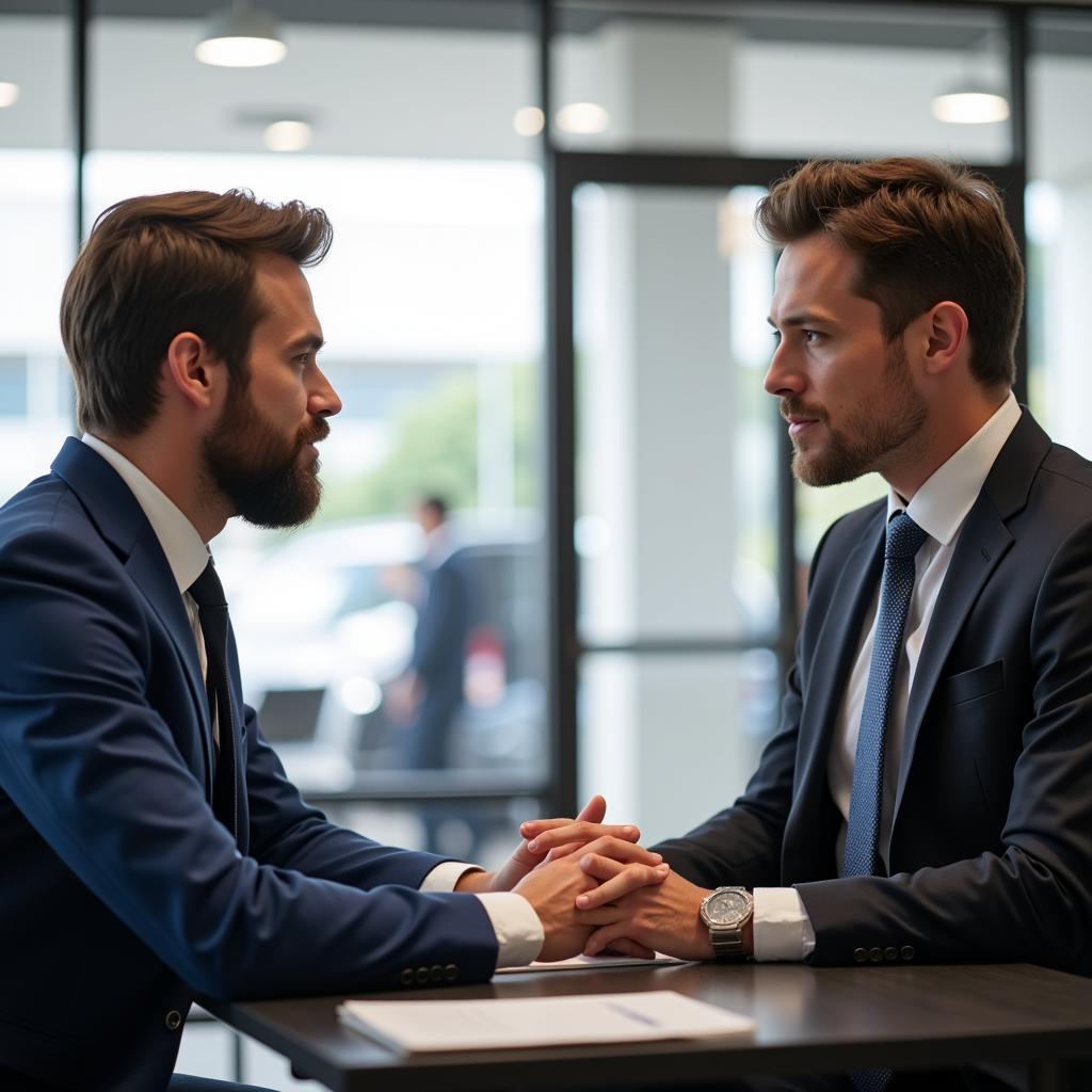 Negotiating Salary with Dealership Manager